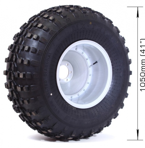 Assembled wheel MX-TRIM (4 layers) with 6х139,7, DIA 110 disk